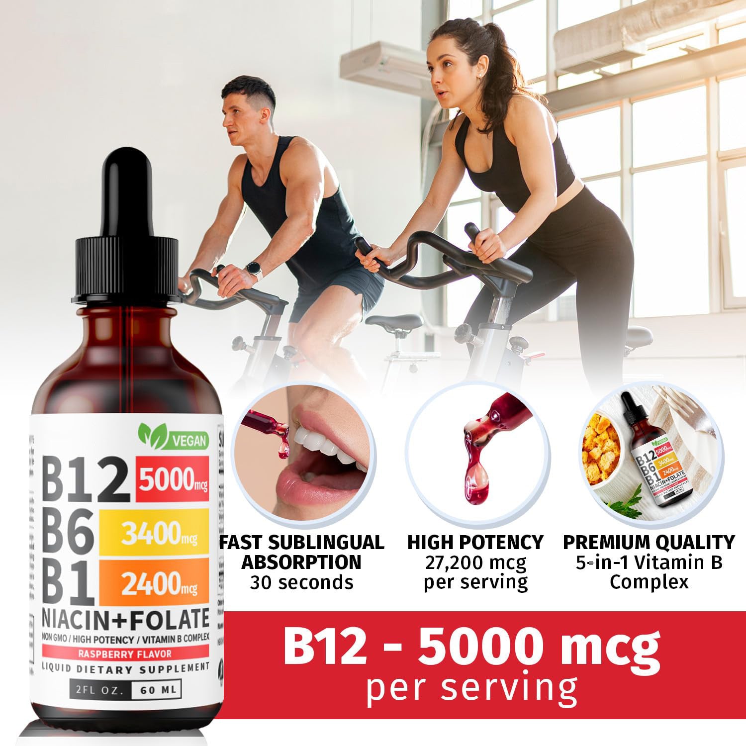 Vireya® Vitamin B12 Liquid Supplement Drops